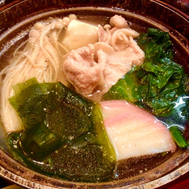 水炊き小鍋(豚)(まる井亭 )