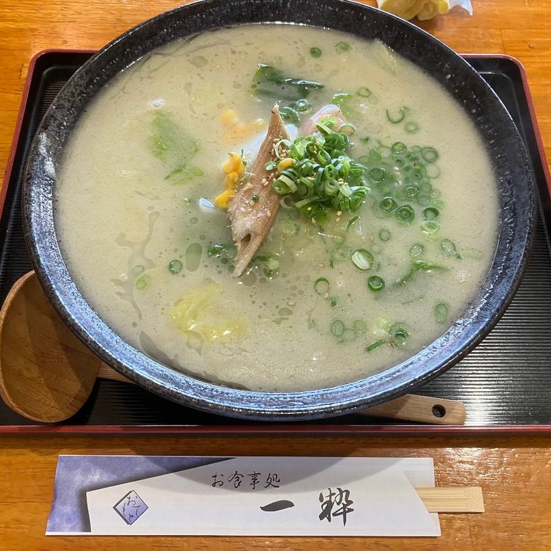 塩ラーメン(お食事処一粋)