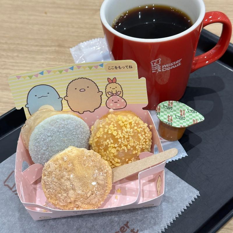 すみっコぐらしミニドーナツももいろ(ミスタードーナツ 高野ショップ )