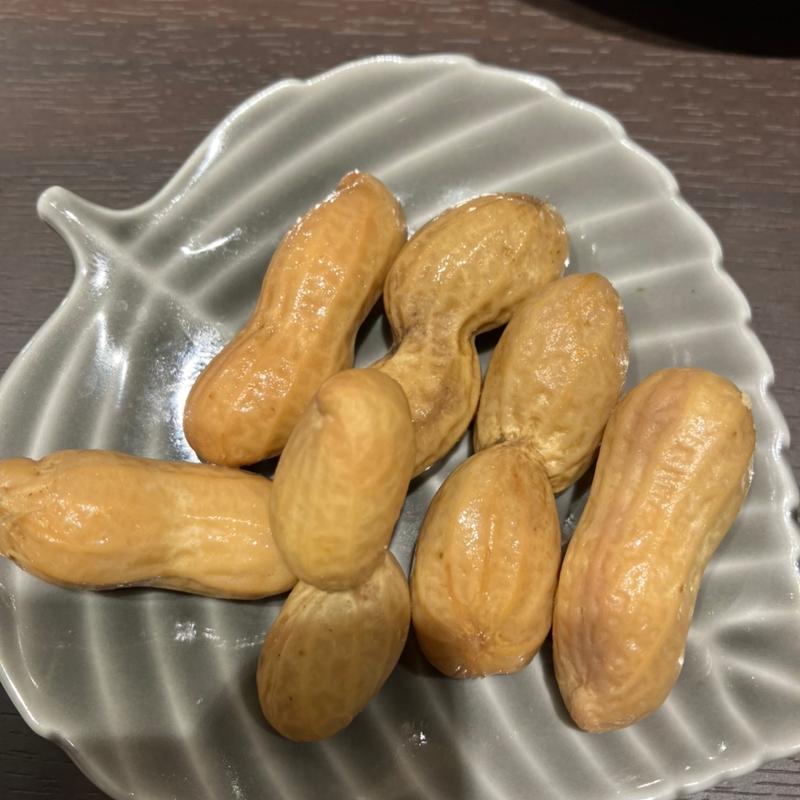 十勝産ゆで落花生(BEER BAR THE SAPPORO STARS)