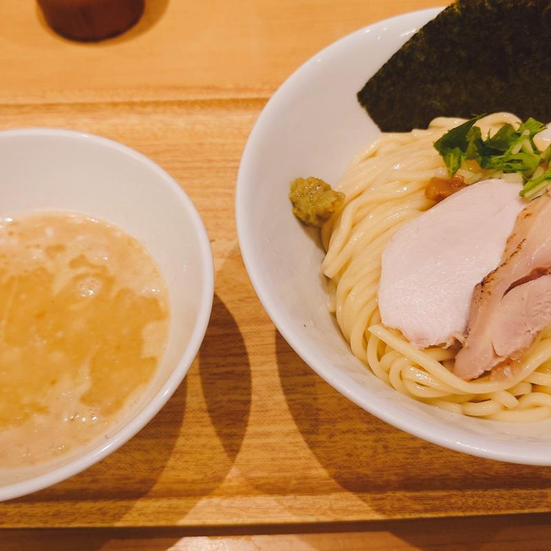 鶏しおつけ麺　大盛(新橋　纏　八幡山店)