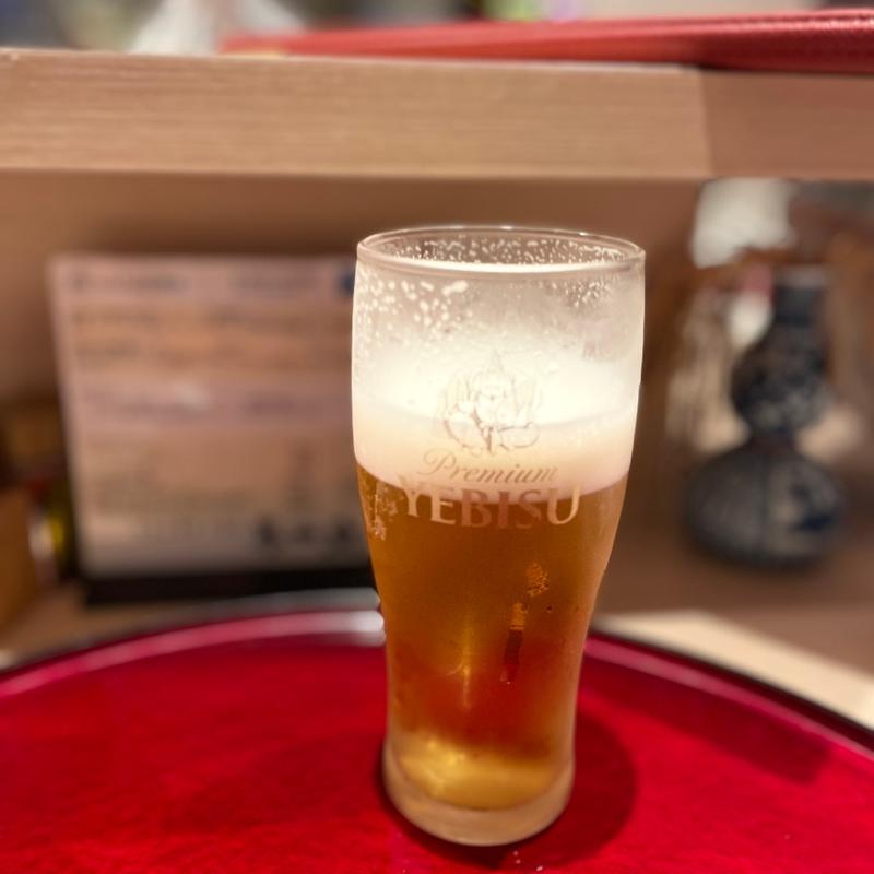 エビスビール樽生(車海老専科 天麩羅 手一束 （クルマエビセンカ テンプラ テイッソク）)