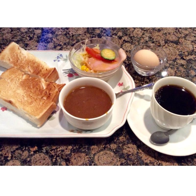 モーニング(カレートースト)(喫茶ジャコー)
