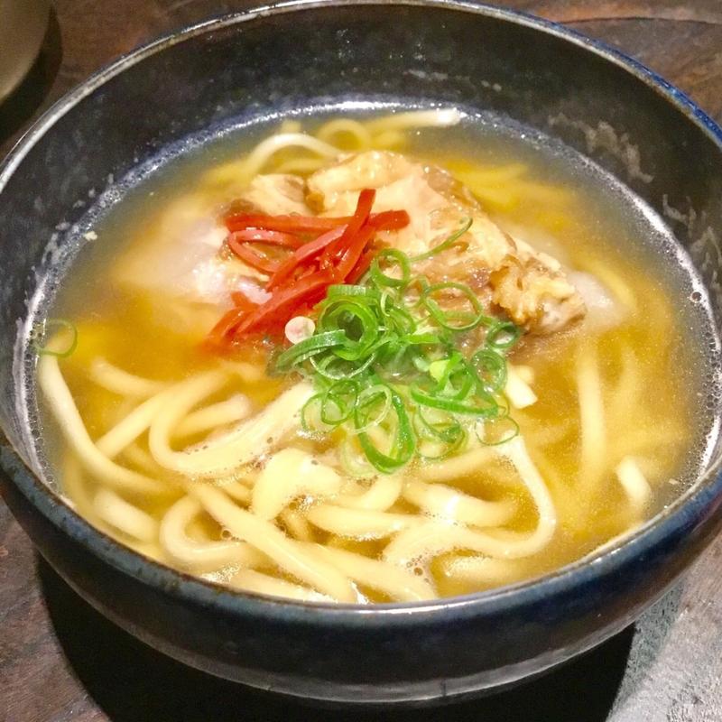 ソーキそば(路地裏アバンギャルド)