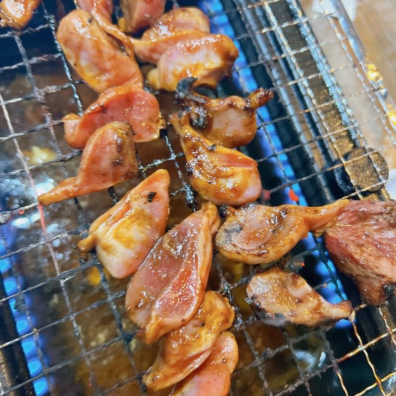 砂肝(松阪鶏焼き肉 ラヂオ食堂)