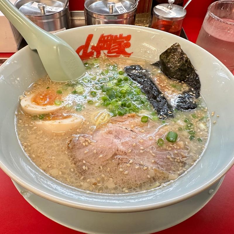 朝ラーメン(ラーメン山岡家 上三川店)