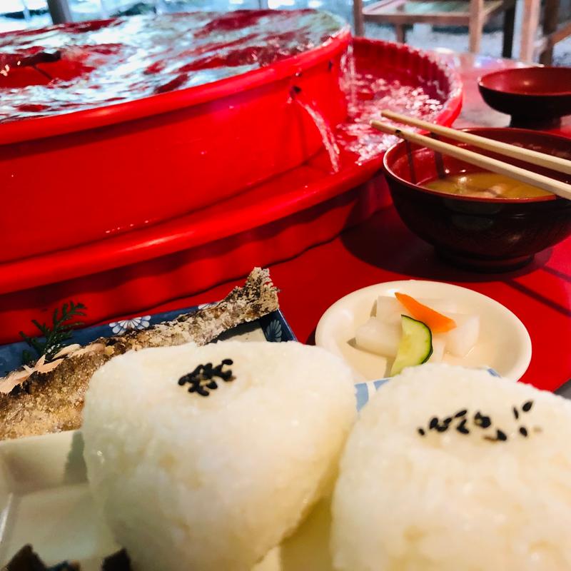 おにぎり_定食B(谷山慈眼寺 そうめん流し （タニヤマジゲンジソウメンナガシ）)