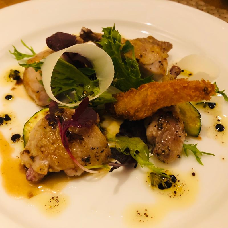 鶉アッロスティーレスw/バルサミコハニーソース(ラ ピッコラ ポエズィーア )