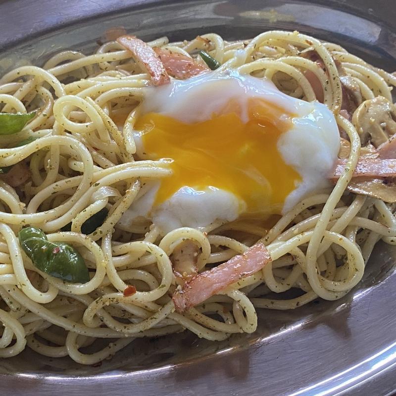 温玉ペペロンチーノスパゲティ(えんがわ)