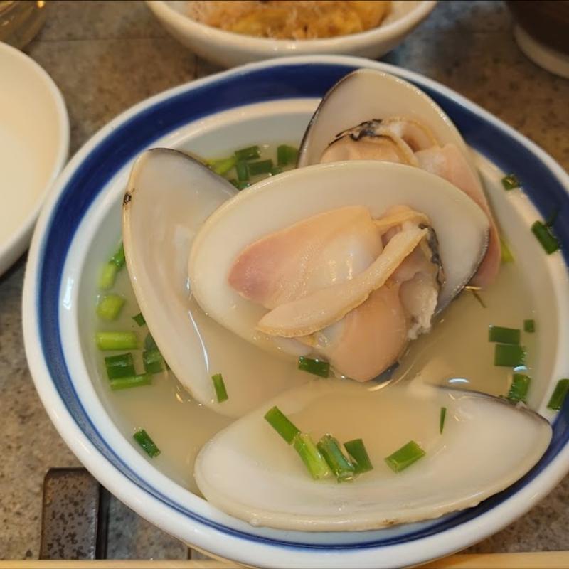 蛤の酒蒸し(夜台屋)