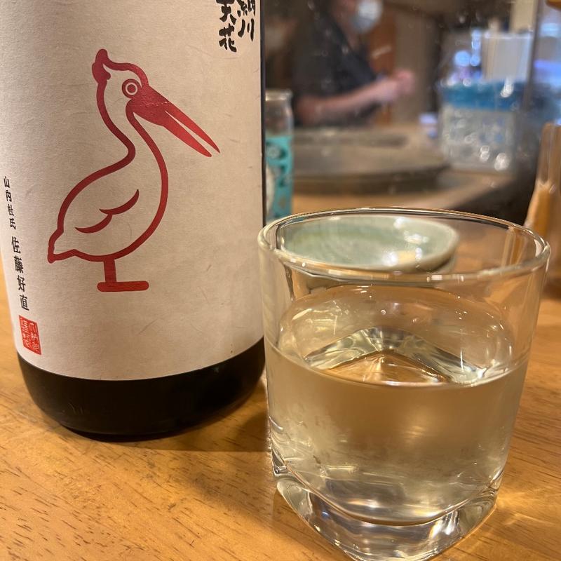 大納川天花　純米　ペリカンラベル(鳥一伝承　焼鳥酒場ヤスモリ商店)