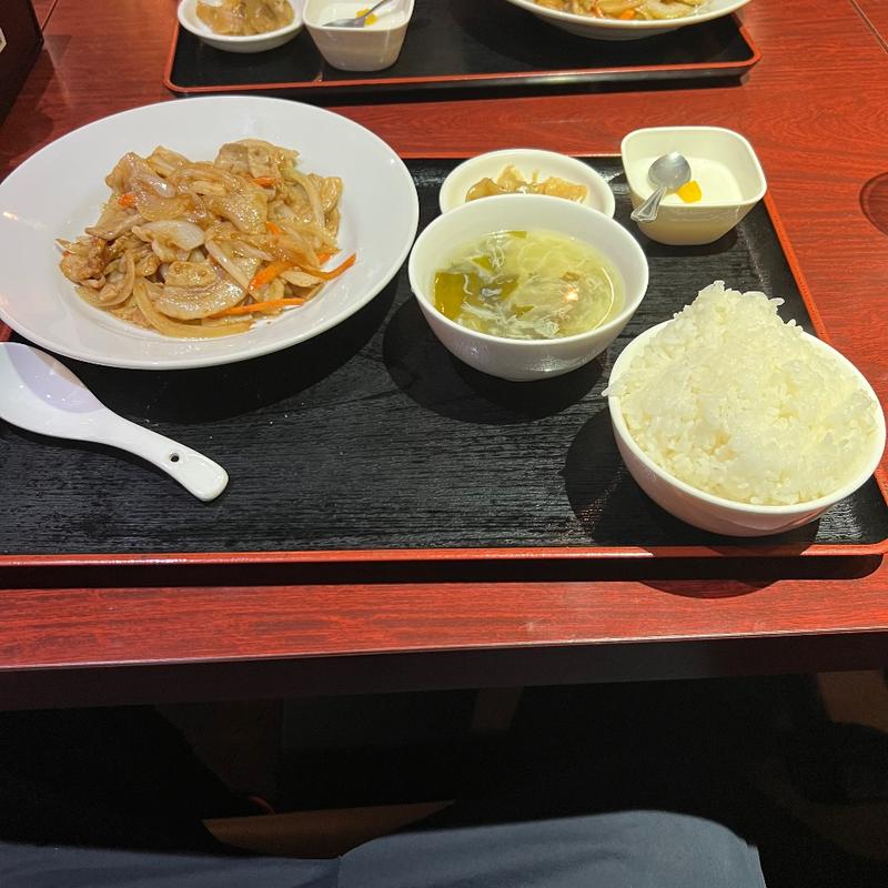 豚肉の生姜ソース(青蓮 日本大通り店)