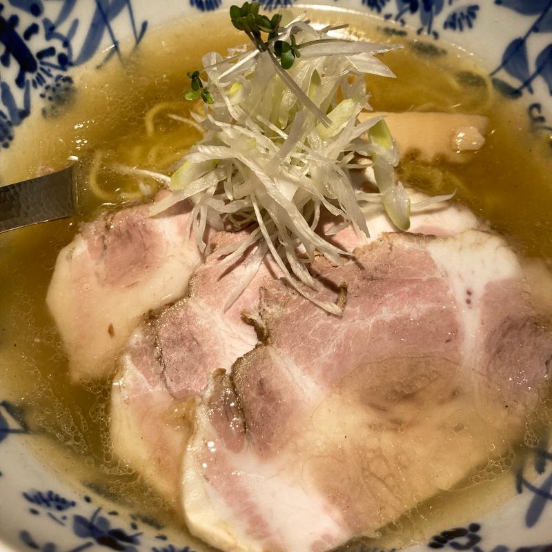 特製塩ラーメン(代官山海老そば 豊秀)