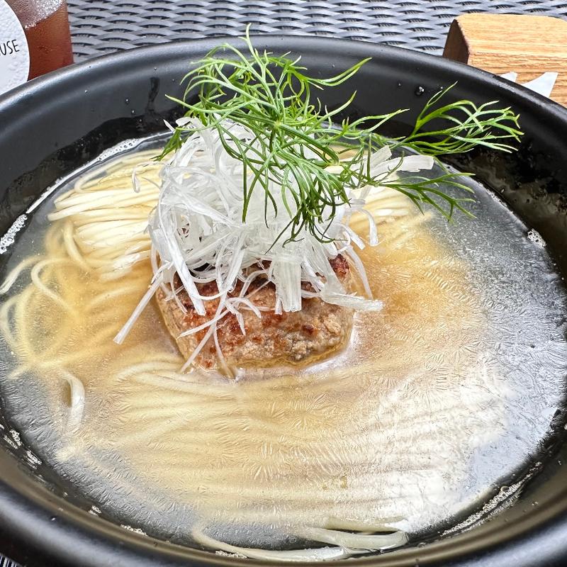 鯵と鶏の塩そば(田楽あぶでん )