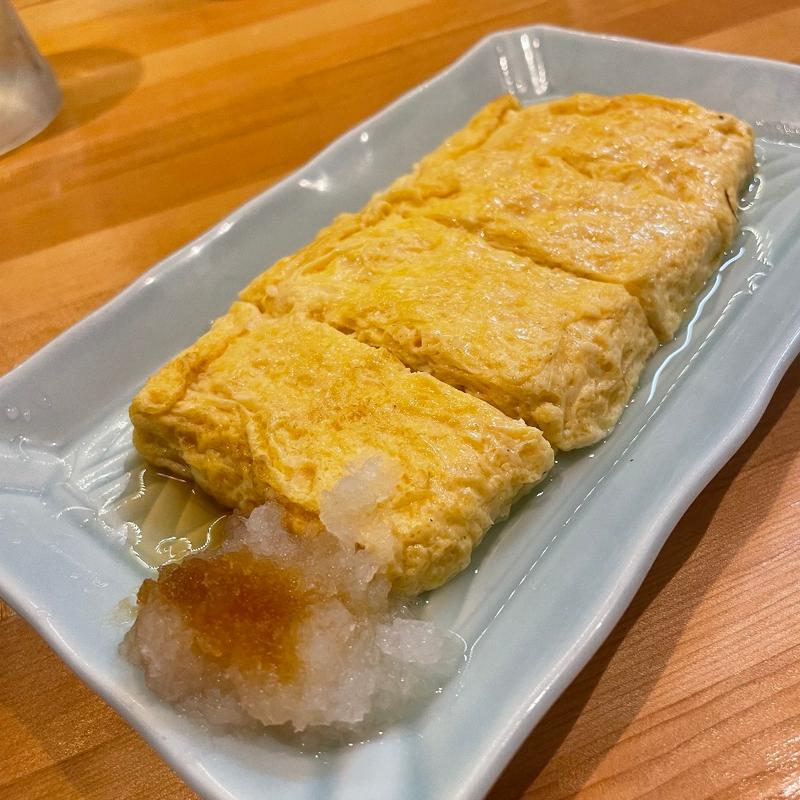 だし巻き卵(地物産品料理処 田福)