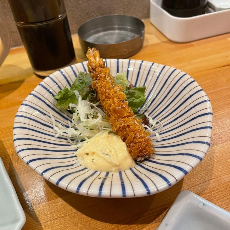 エビフライ1本(地物産品料理処 田福)