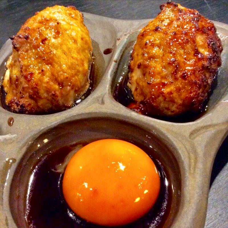 つくね 卵黄(鶏家 六角鶏 野田阪神店)