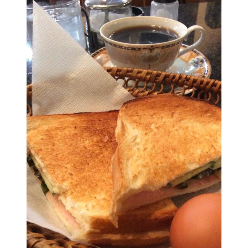 モーニング(ハムトースト)(喫茶去 煌 （キサッコ キラメキ）)