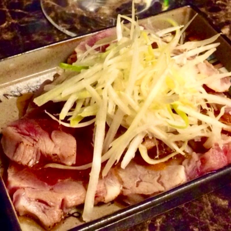 京都地鶏のたたき風(きねこ )