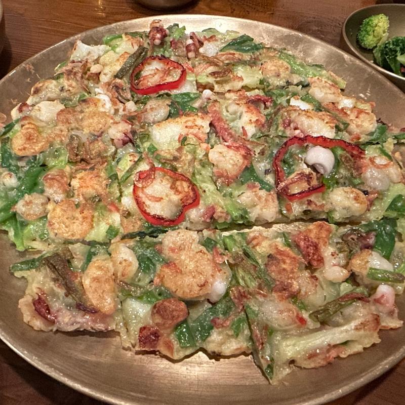 海鮮ネギチヂミ(鮨一直 （いちなお）)