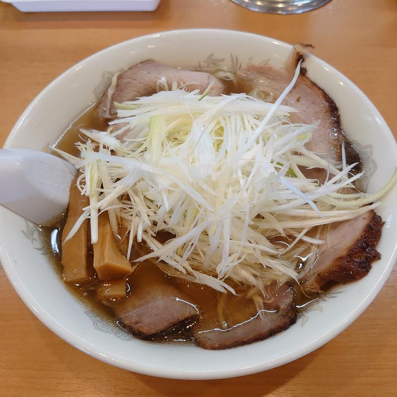 チャーシューメン＋白ネギ(らーめん 香文)
