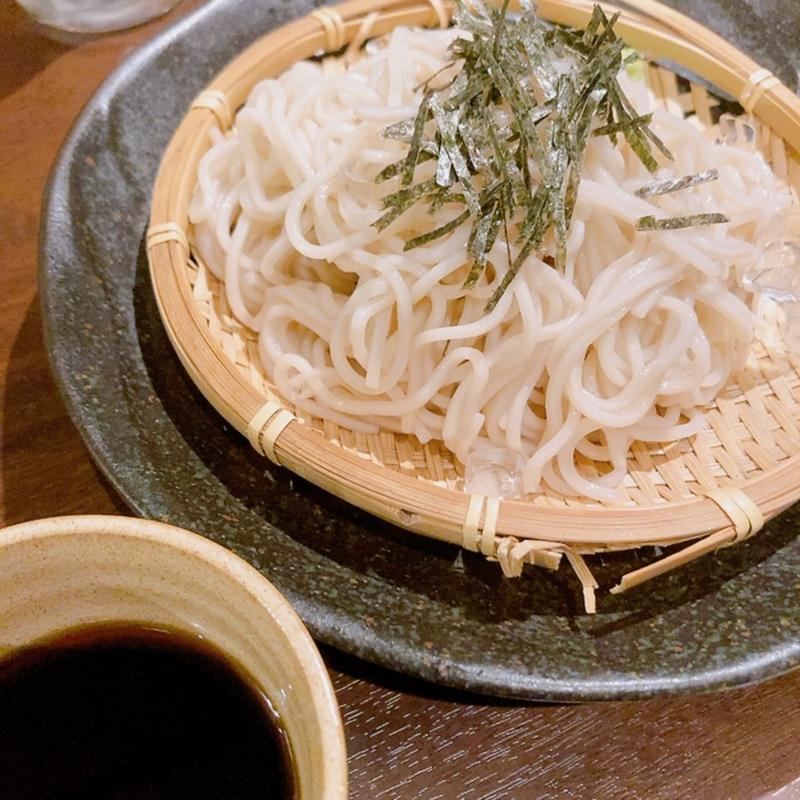 冷やし白そば(炭火串焼 轟)