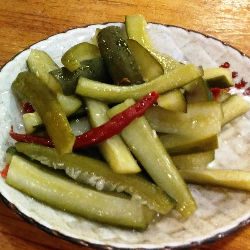 キュウリの甘酢漬け(24H 北京ダック専門店 中国茶房8 新宿店 Chinese café Eight)