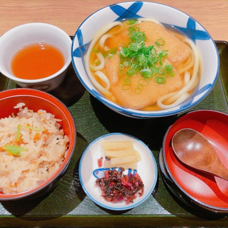 きつねうどん 炊き込みご飯セット(美々卯 阪神店 （みみう）)
