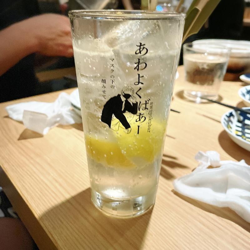 レモンサワー(あわよくばあー 中目黒)