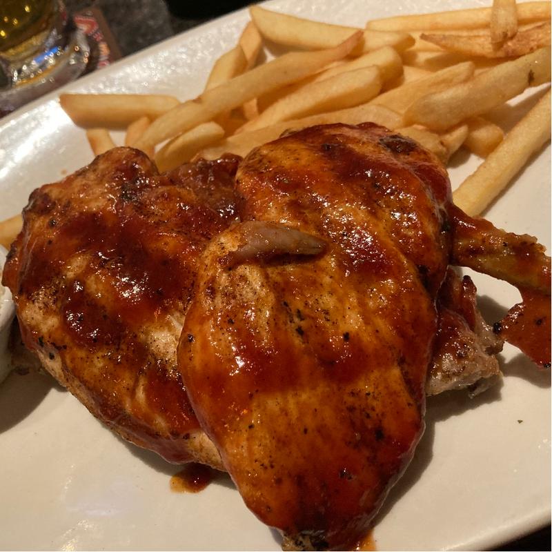 ベビーバック・リブ・コンボ(アウトバックステーキハウス渋谷)