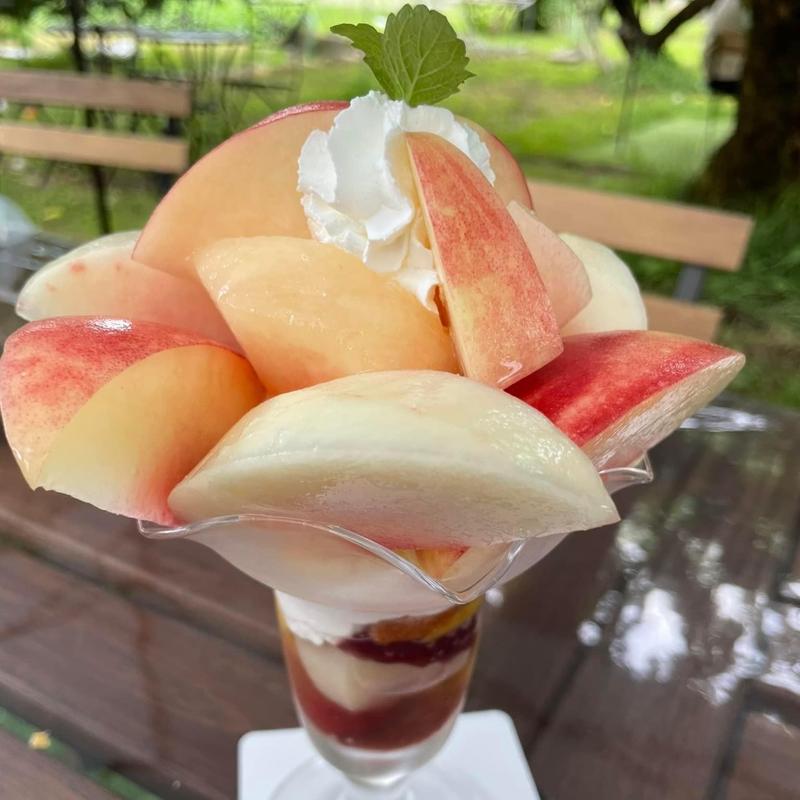 夏パフェ(ピーチカフェなかにし )