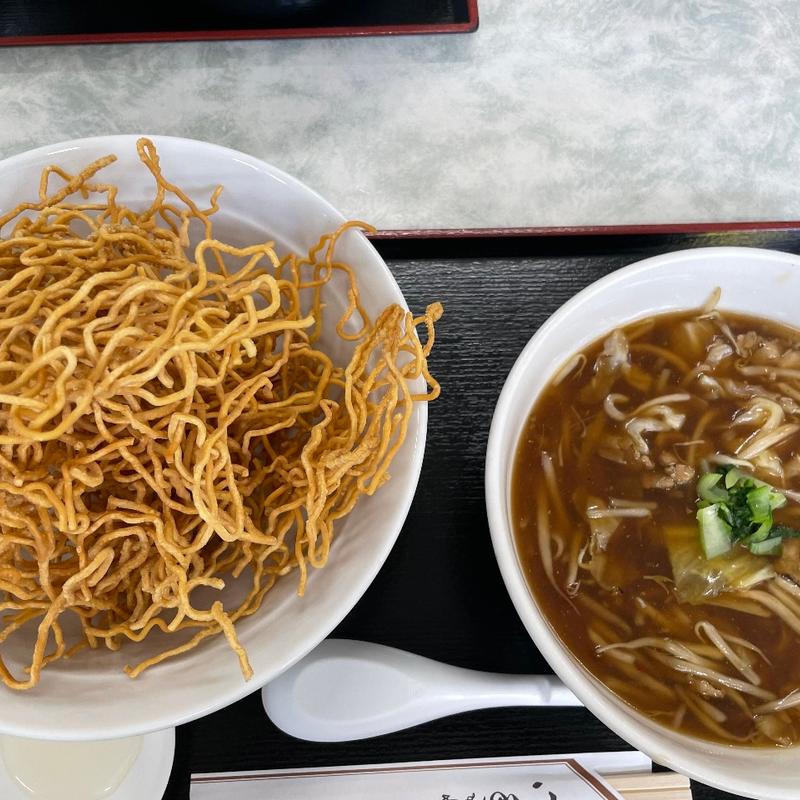 デカ盛りかた焼きそば(マルキュウ麺食堂)
