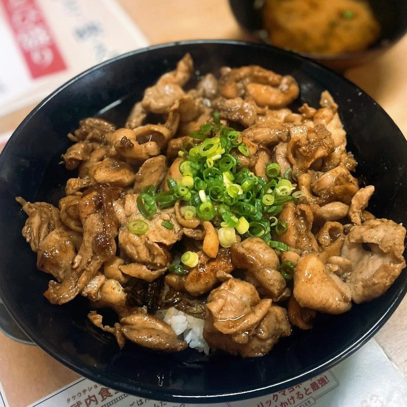 かしわバター丼(武内食堂 )