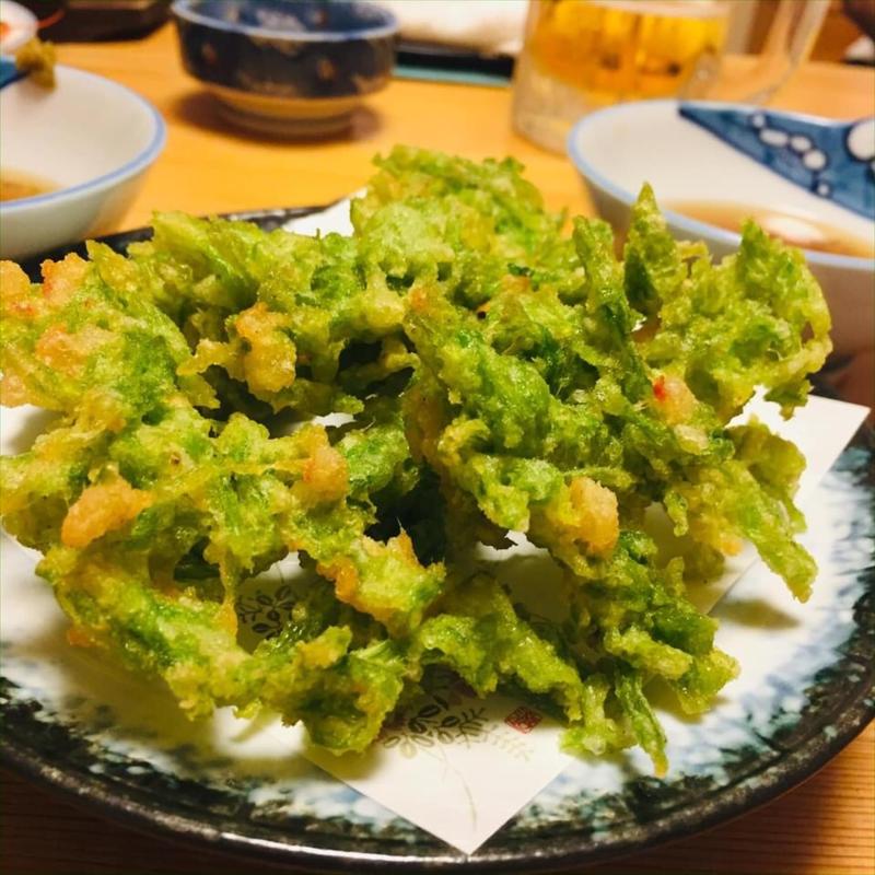 あおさの天ぷら(ふぐ寝太蔵 )