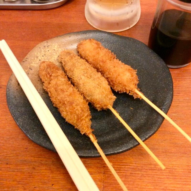 串カツ三点セット(よってや)