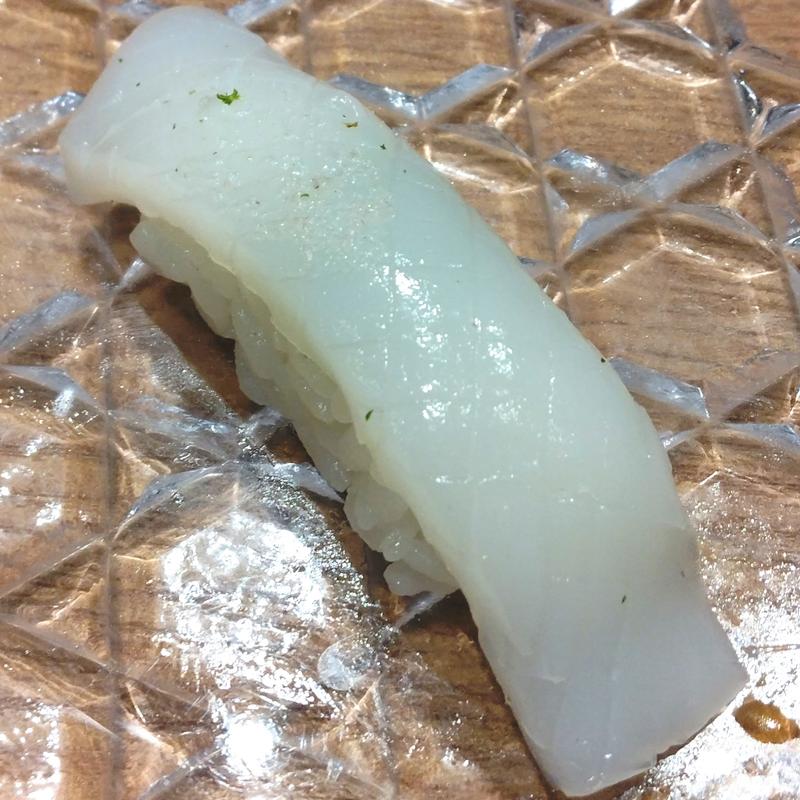 北陸産白いか(鮨 青海 品川店)