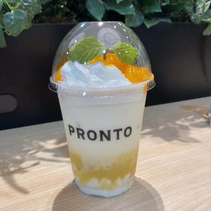 マンゴー杏仁タピオカみるく(ミチノクラウンジ バイ プロント 仙台国際空港店)