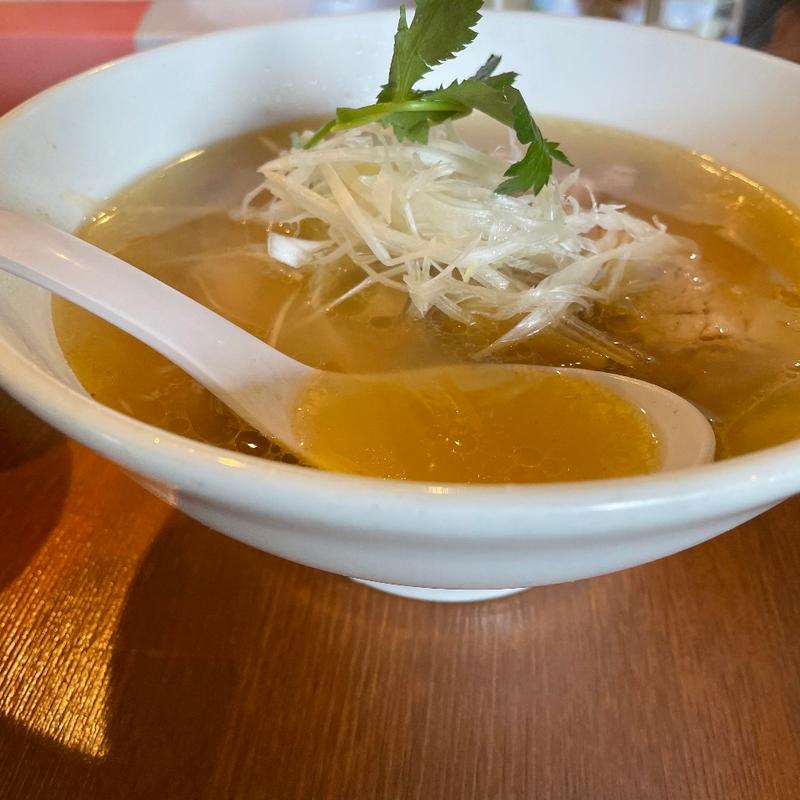 手打ち地鶏塩そば(地鶏中華そば　さやま)