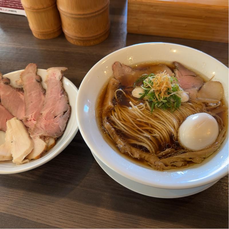 初代しょう油鳥そば煮卵(自家製麺 鶏冠)