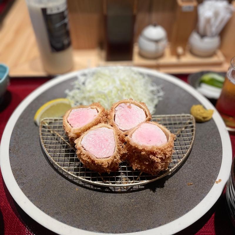 シャ豚ブリアン(とんかつ はせ川 東銀座店)