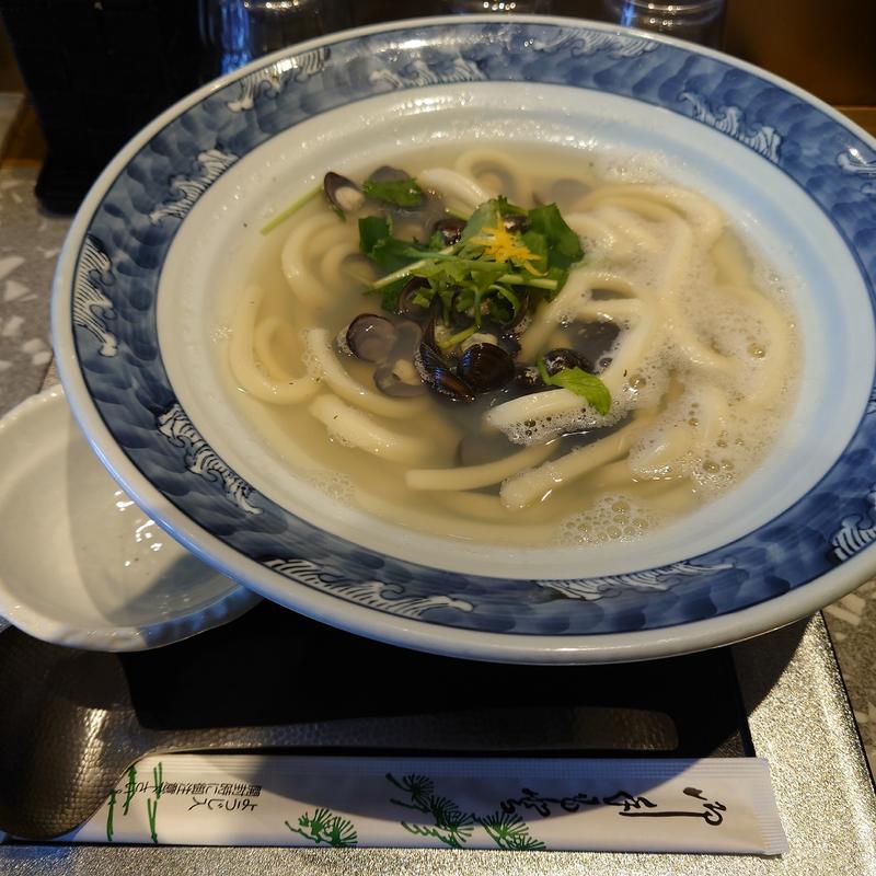 しじみ極み貝おうどん(NADABAN by HAL YAMASHITA)