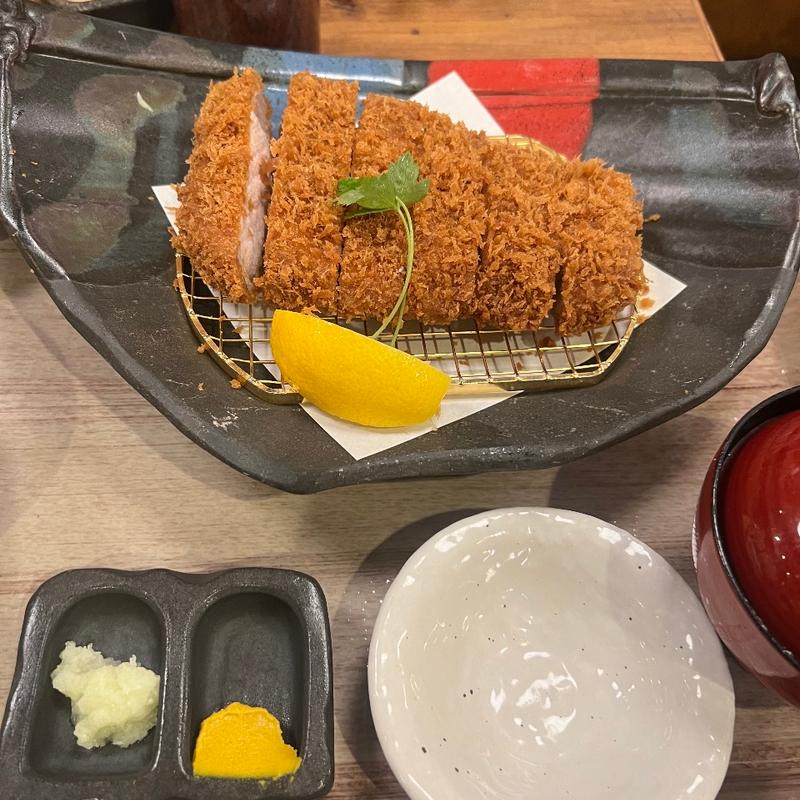 ふじの国ポークロースかつ定食【リブロース250g】(かつ政原店 （かつまさ）)