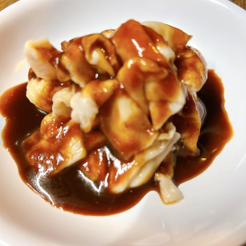 鶏かわ(松阪鶏焼き肉 ラヂオ食堂)