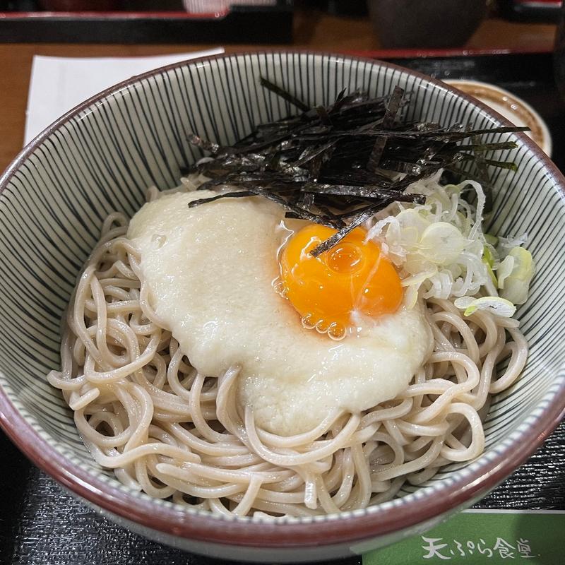 とろろそば(天ぷら食堂 満天)