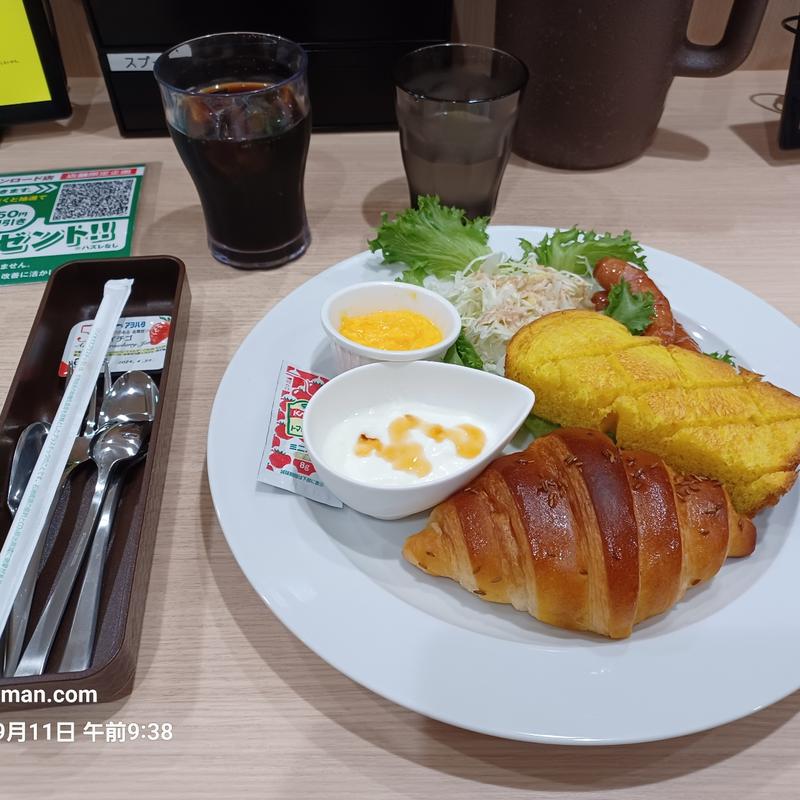 スパイスアップモーニング DXセット 厚切りトースト&スパイスクロワッサン(CoCo壱番屋 名駅サンロード店)