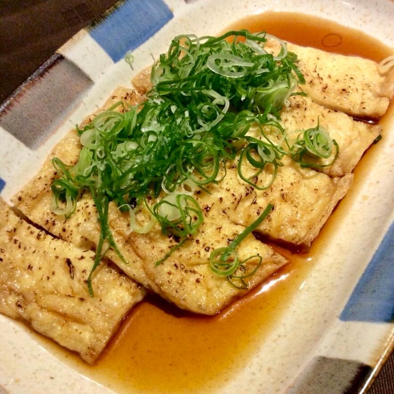 京揚げチーズはさみ焼き九条葱のせ(黄桜酒場 （【旧店名】カッパ天国 黄桜酒場）)