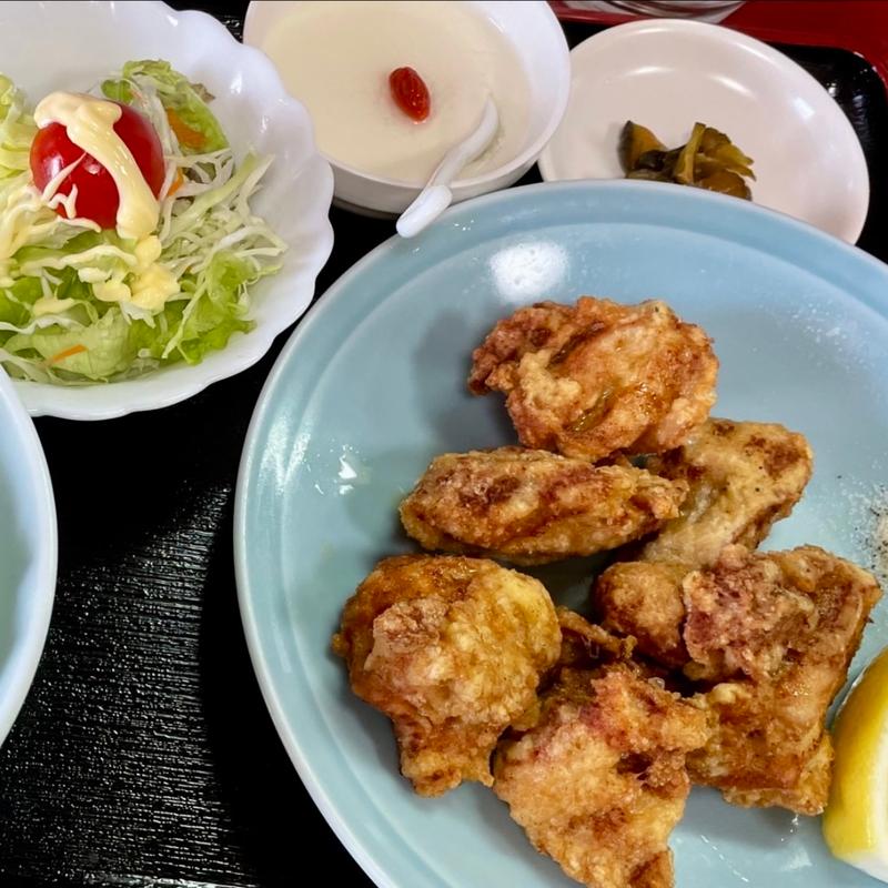 鶏唐揚げ定食(中華料理 アスター )