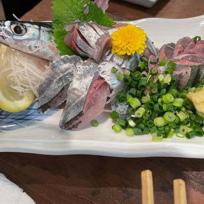 サンマ刺身(稲垣 押上店)