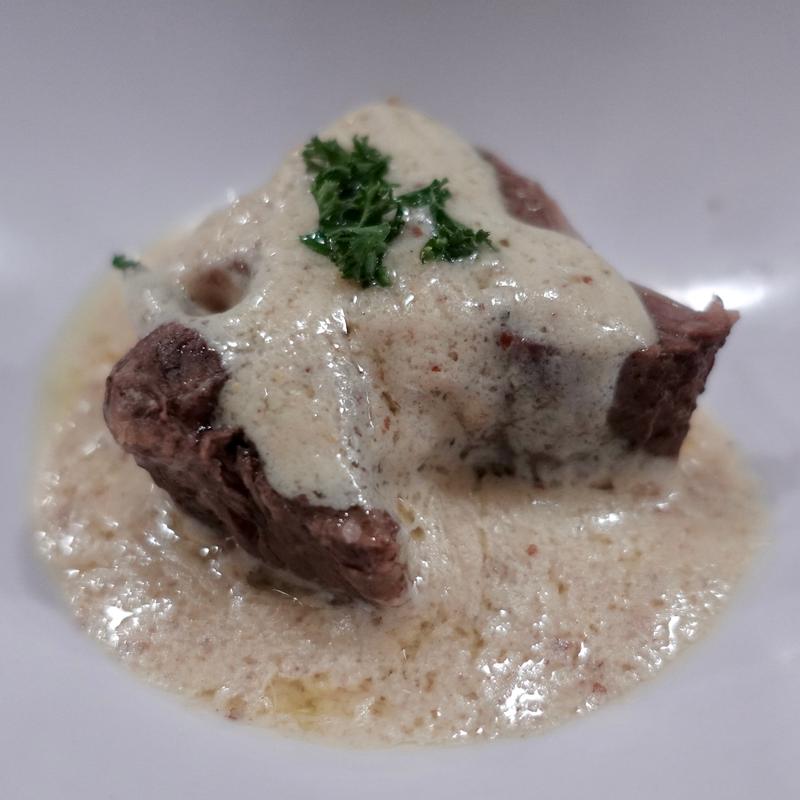 牛リブ 3種のマスタードソース(赤白 ホワイティ梅田店)