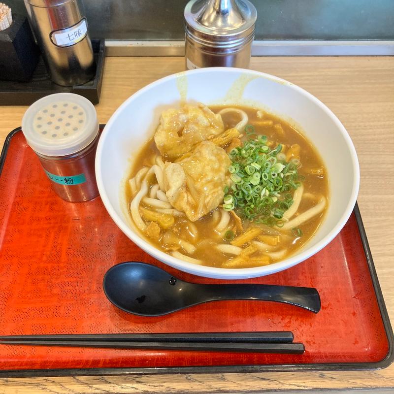 鶏天カレーうどん(麺家 新大阪駅上り)